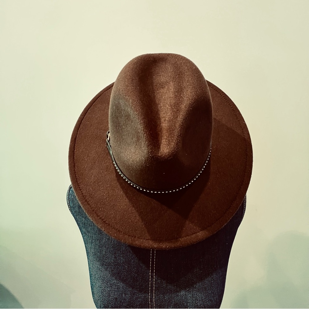 NWT chocolate brown fedora/cowboy hat